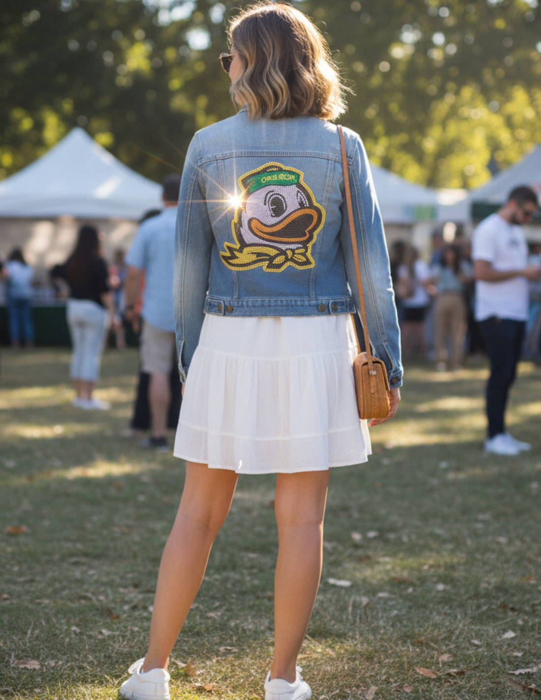 University of Oregon Duck Blue Denim Jacket