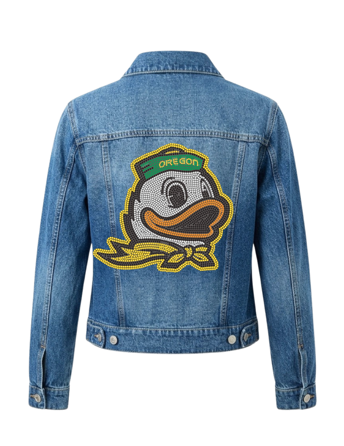 University of Oregon Duck Blue Denim Jacket