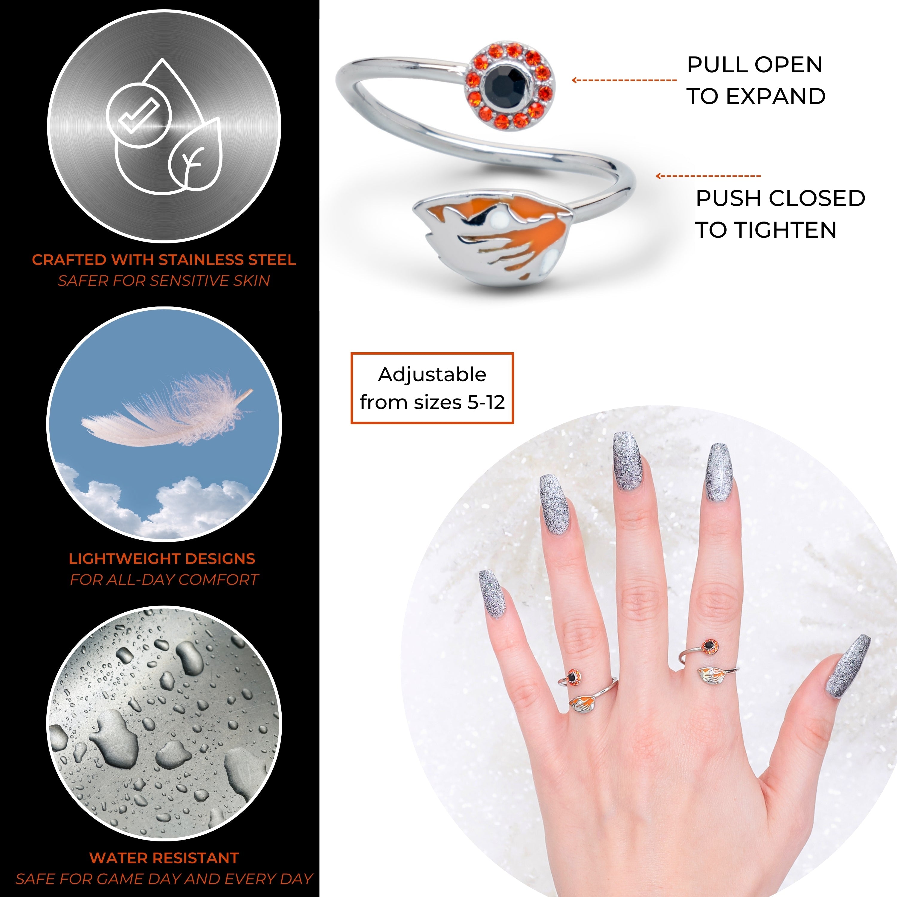Oregon State Adjustable Ring