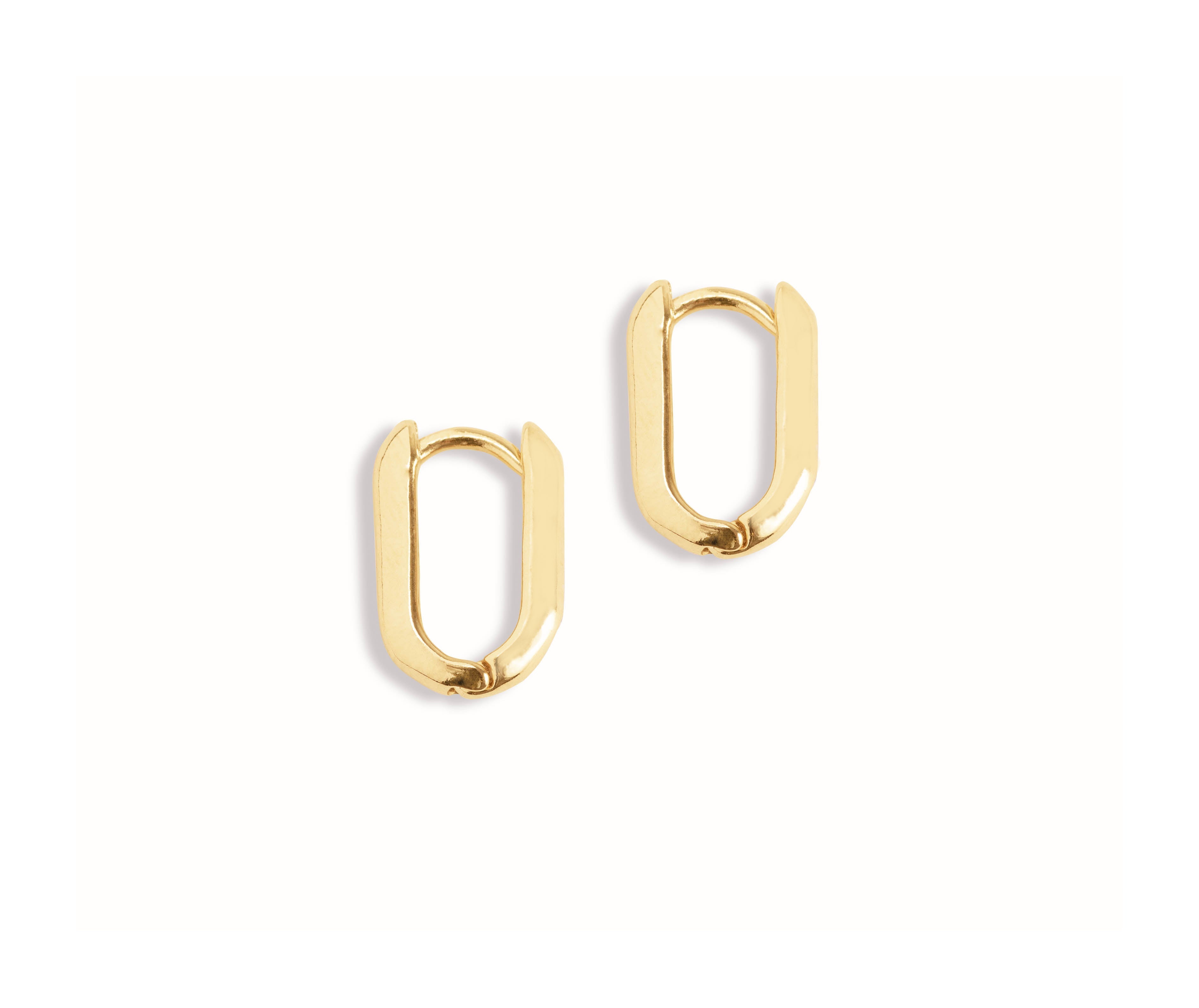 Views & Co. Oval Hoop Earrings Set