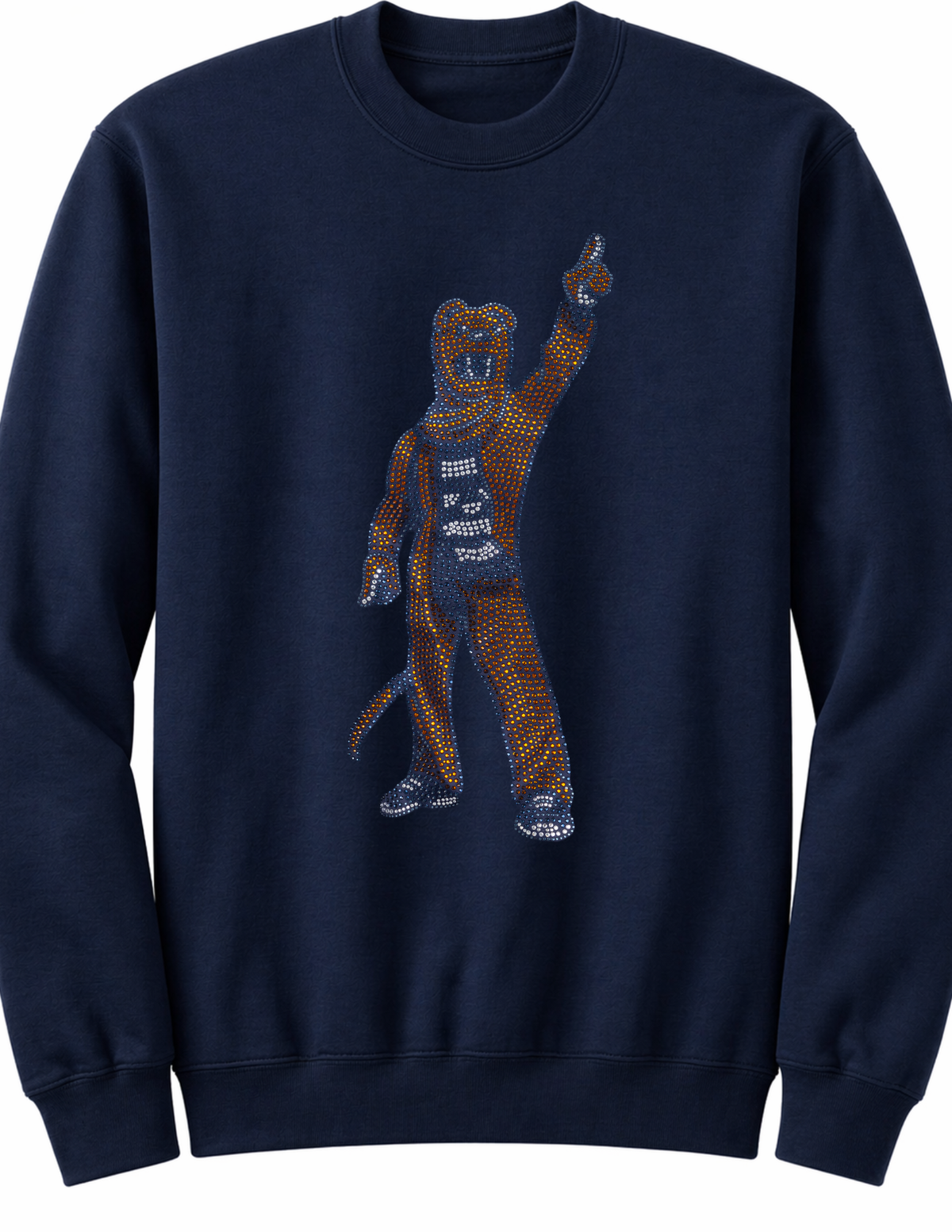 Penn State Full Body Mascot Navy Crewneck Sweatshirt