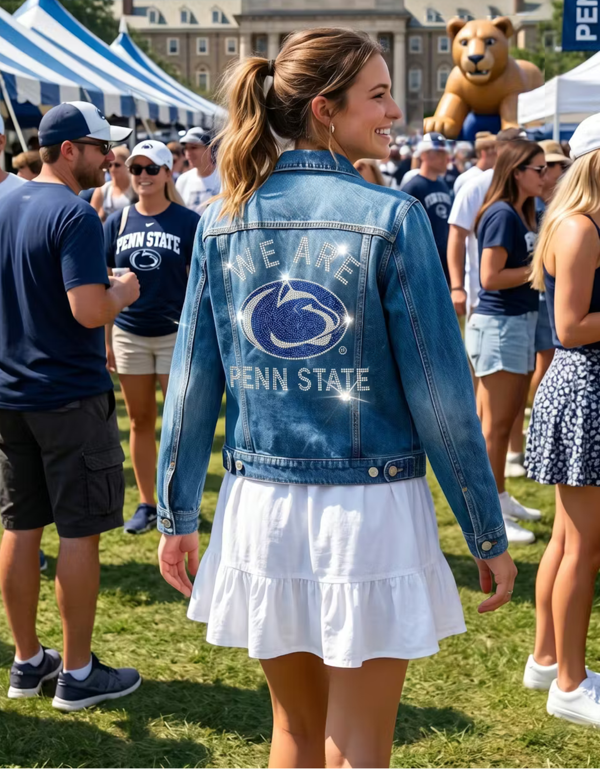 Penn State We Are Penn State Blue Denim Jacket
