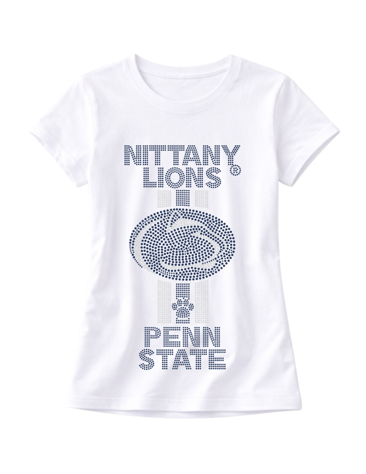 Penn State Nittany Lion Stripes White T-Shirt
