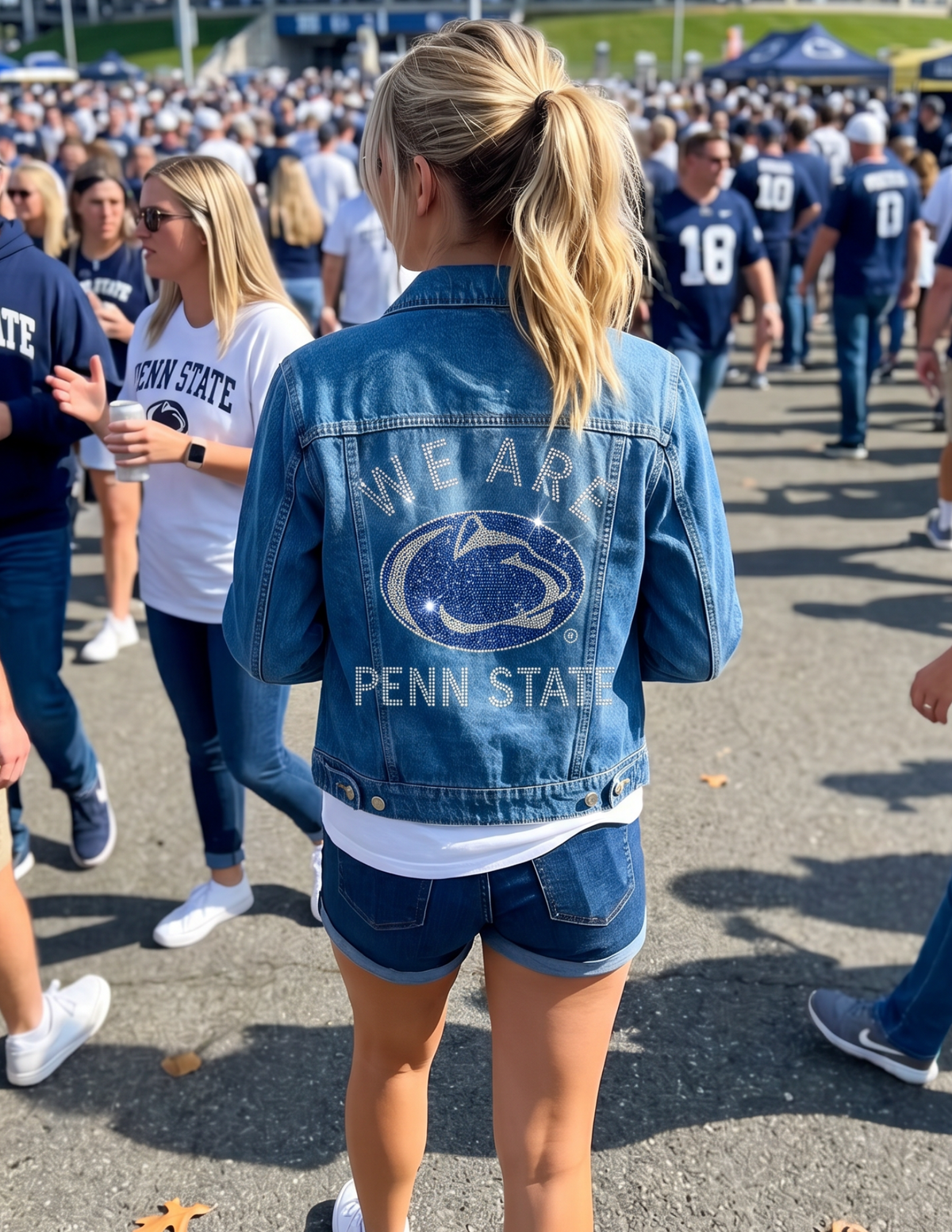 Penn State We Are Penn State Blue Denim Jacket