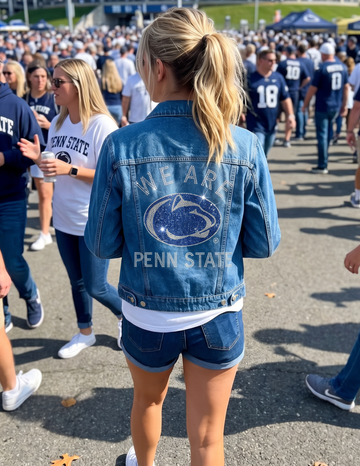 Penn State We Are Penn State Blue Denim Jacket