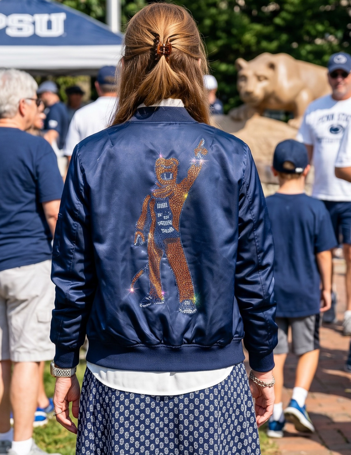 Penn State Full Body Mascot Navy Bomber
