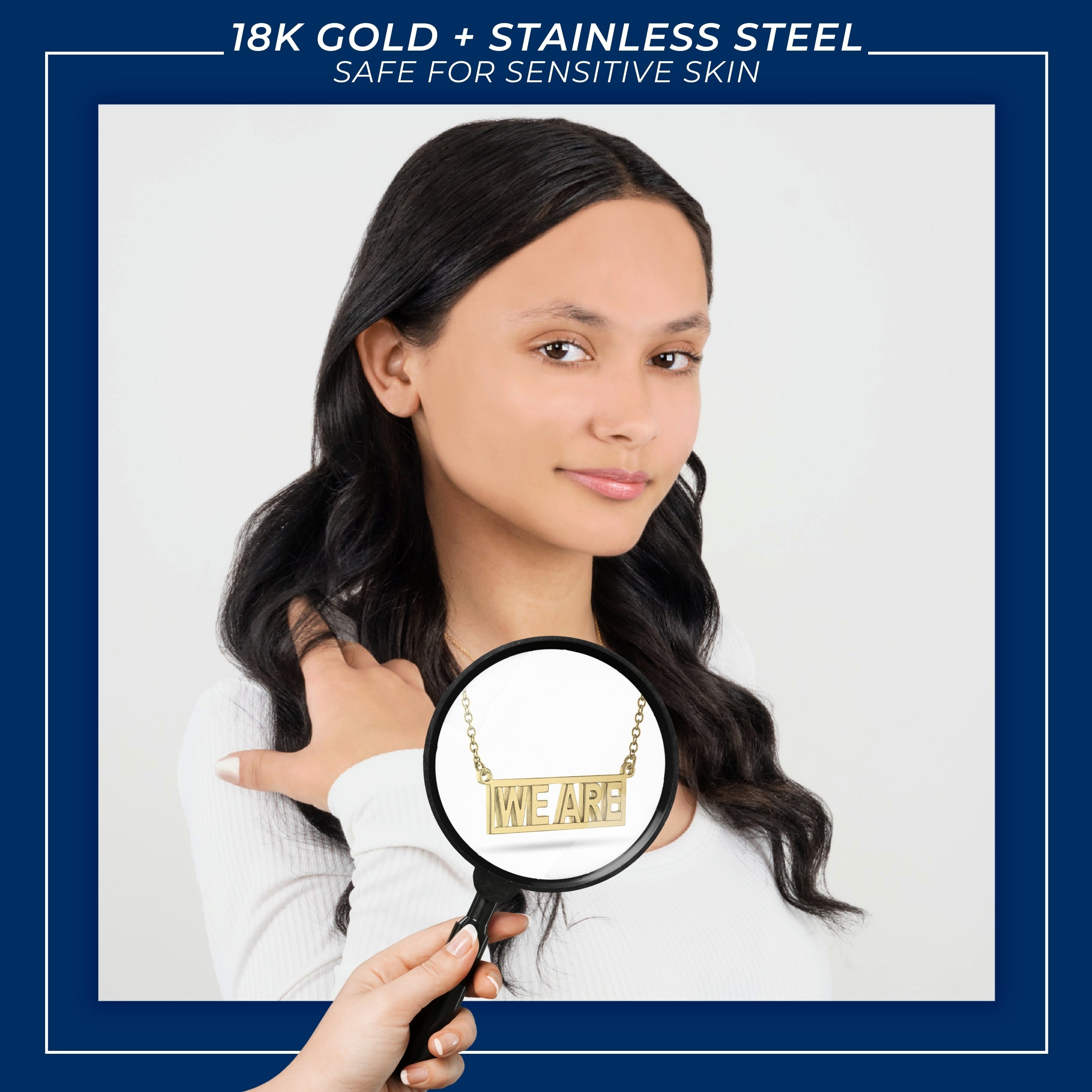 WE ARE Gold Plated Necklace