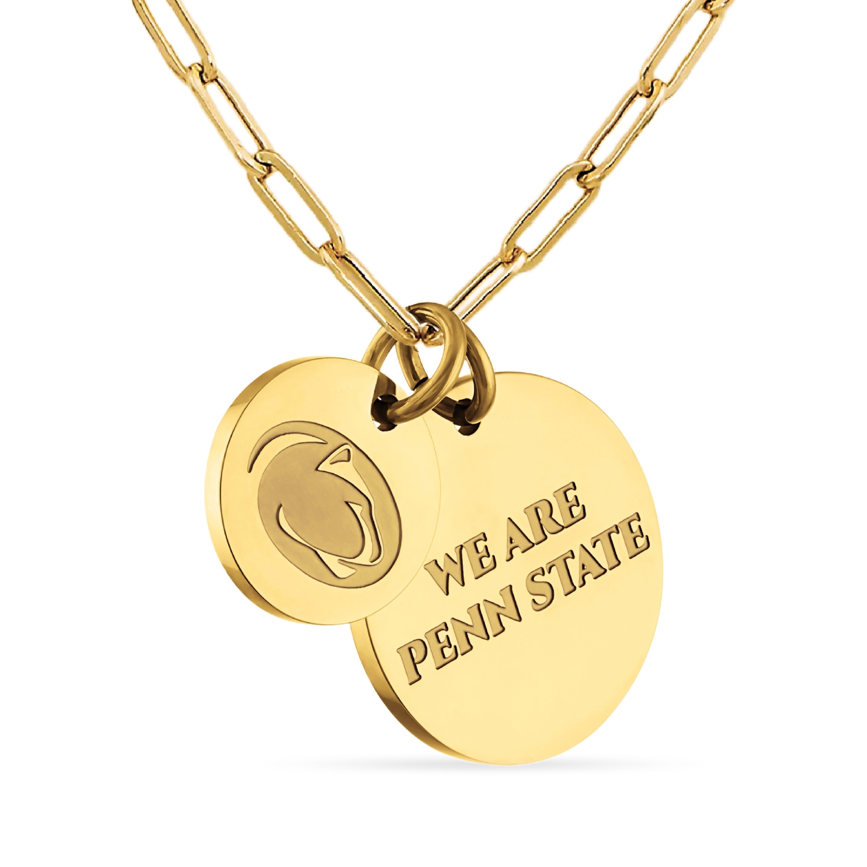 Penn State Paperclip Necklace