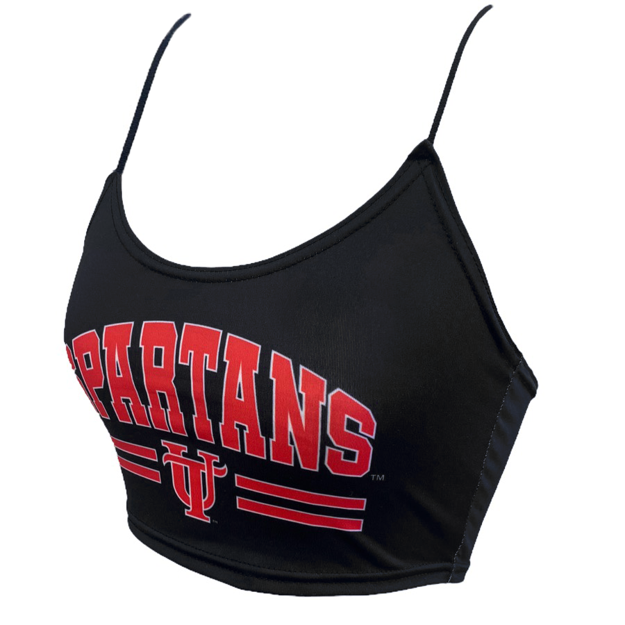 Tampa Spartans Black Spaghetti Tank