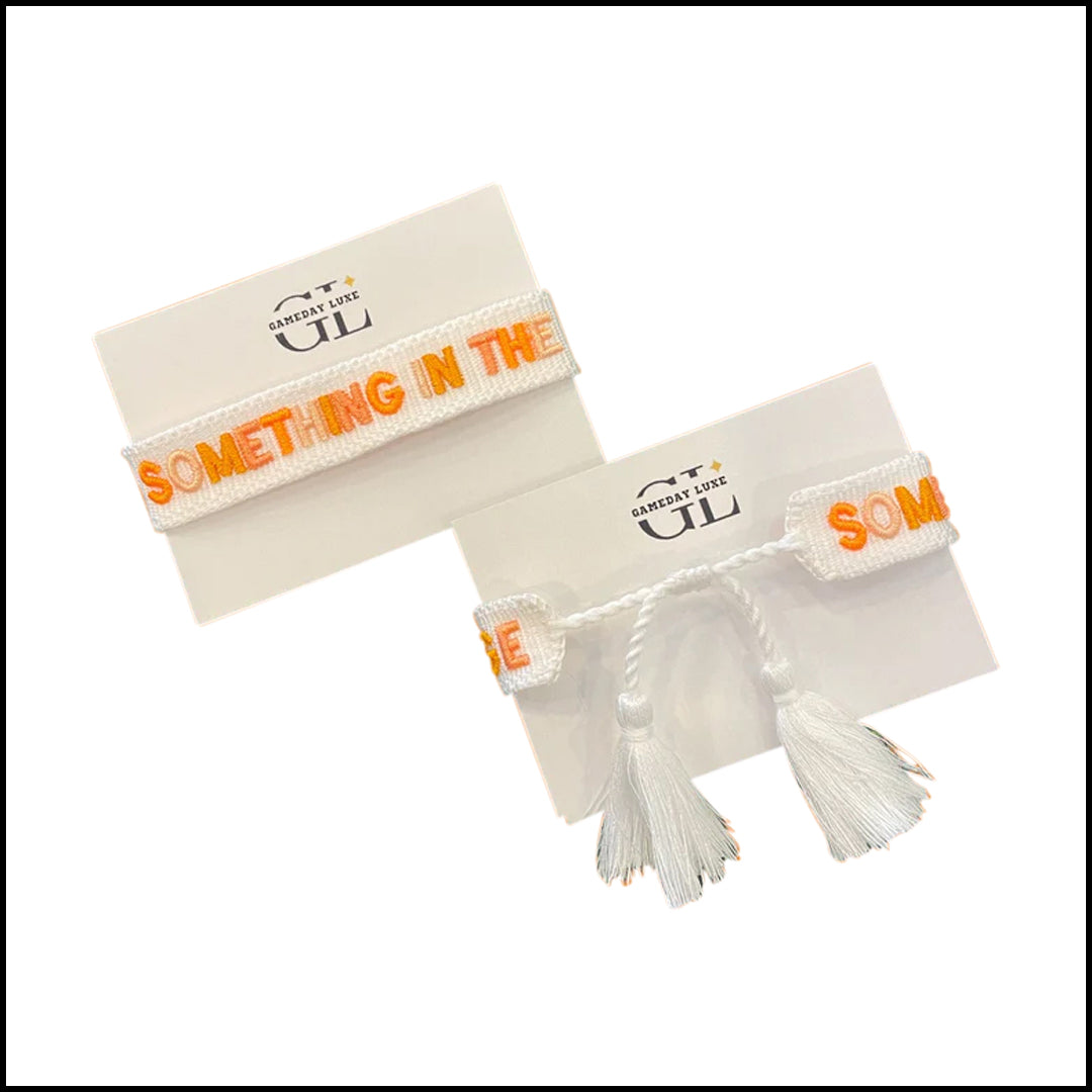 Something In The Orange Team Tassel Bracelet
