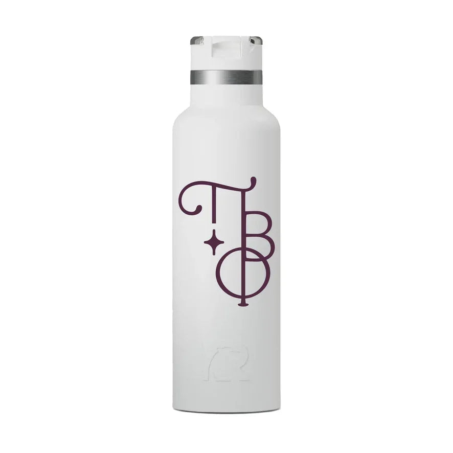 Pi Beta Phi Greek Letters RTIC 20 oz Ceramic Lined Water Bottle Tumbler - UV Print