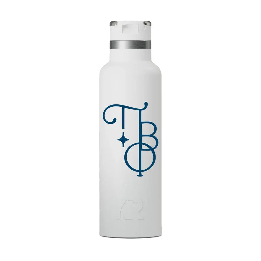 Pi Beta Phi Greek Letters RTIC 20 oz Ceramic Lined Water Bottle Tumbler - UV Print