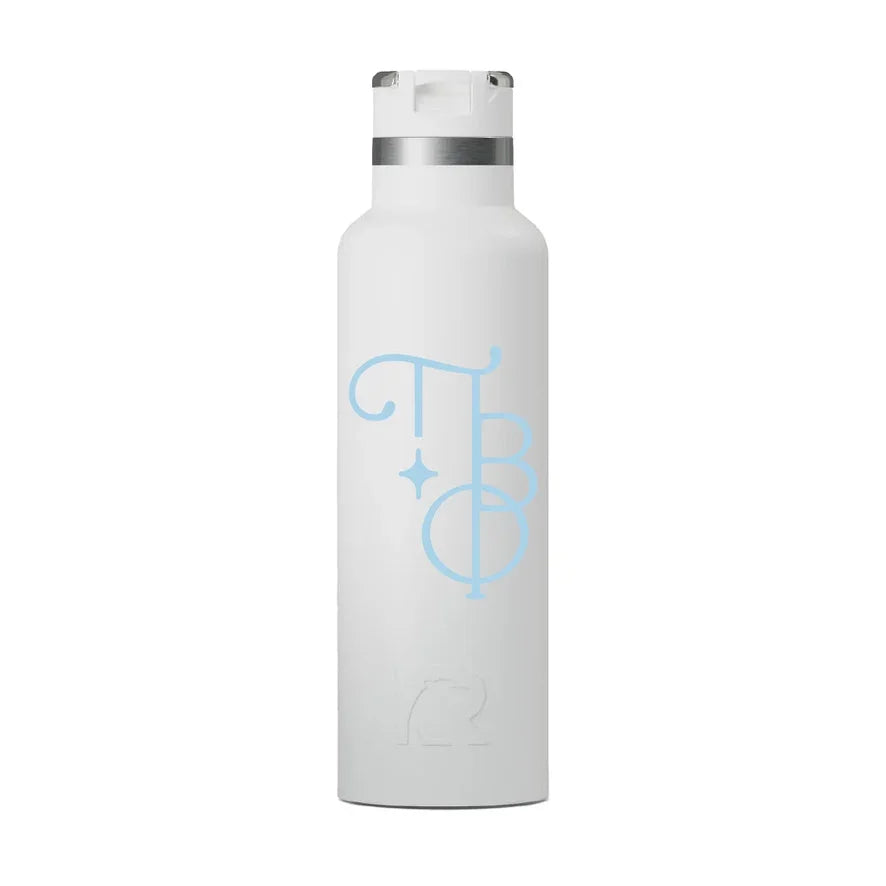 Pi Beta Phi Greek Letters RTIC 20 oz Ceramic Lined Water Bottle Tumbler - UV Print