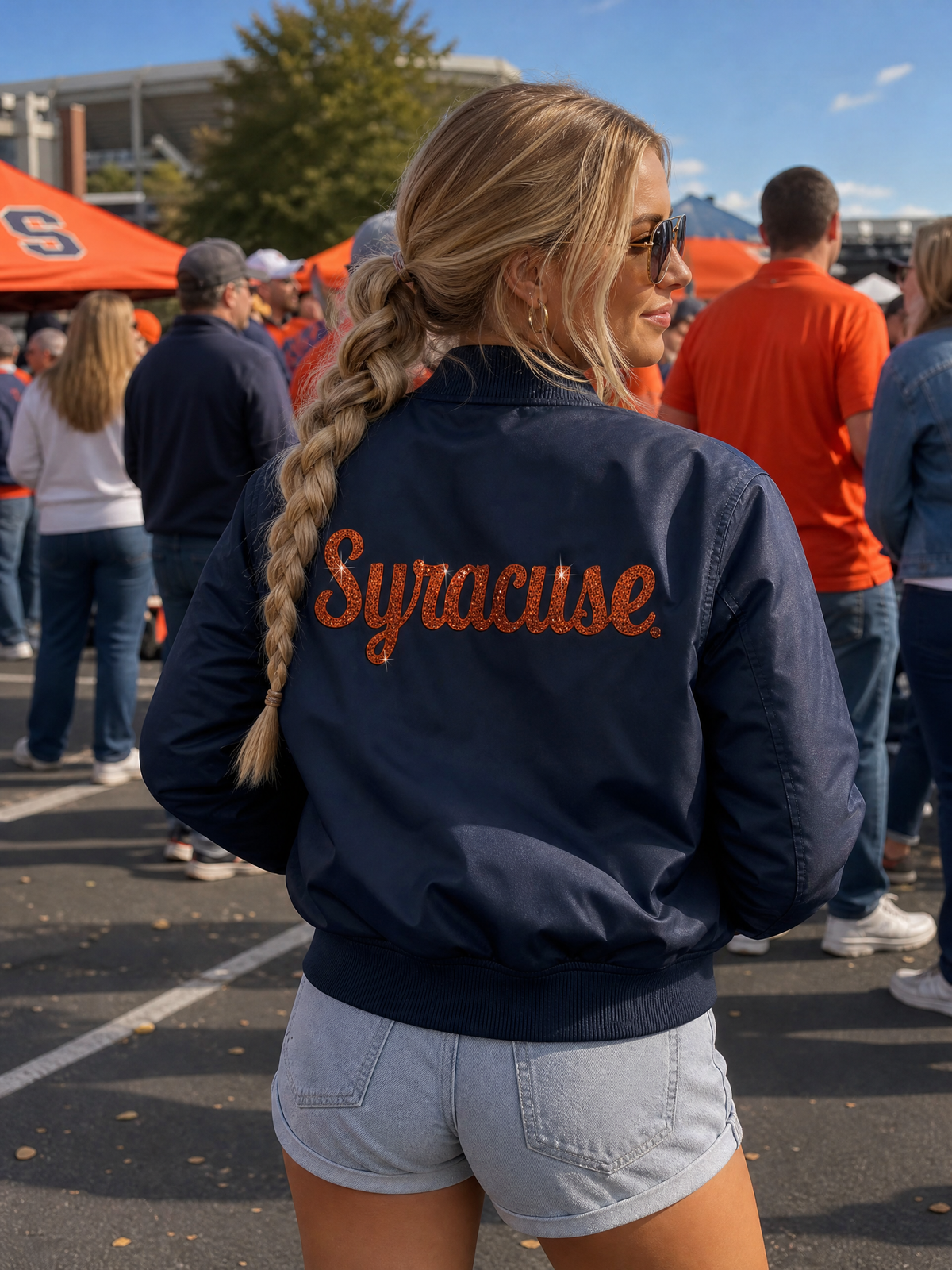 Syracuse University Script Navy Bomber