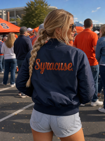 Syracuse University Script Navy Bomber