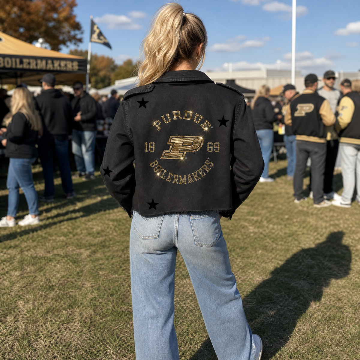 Purdue University Boilermakers EST Black Shacket