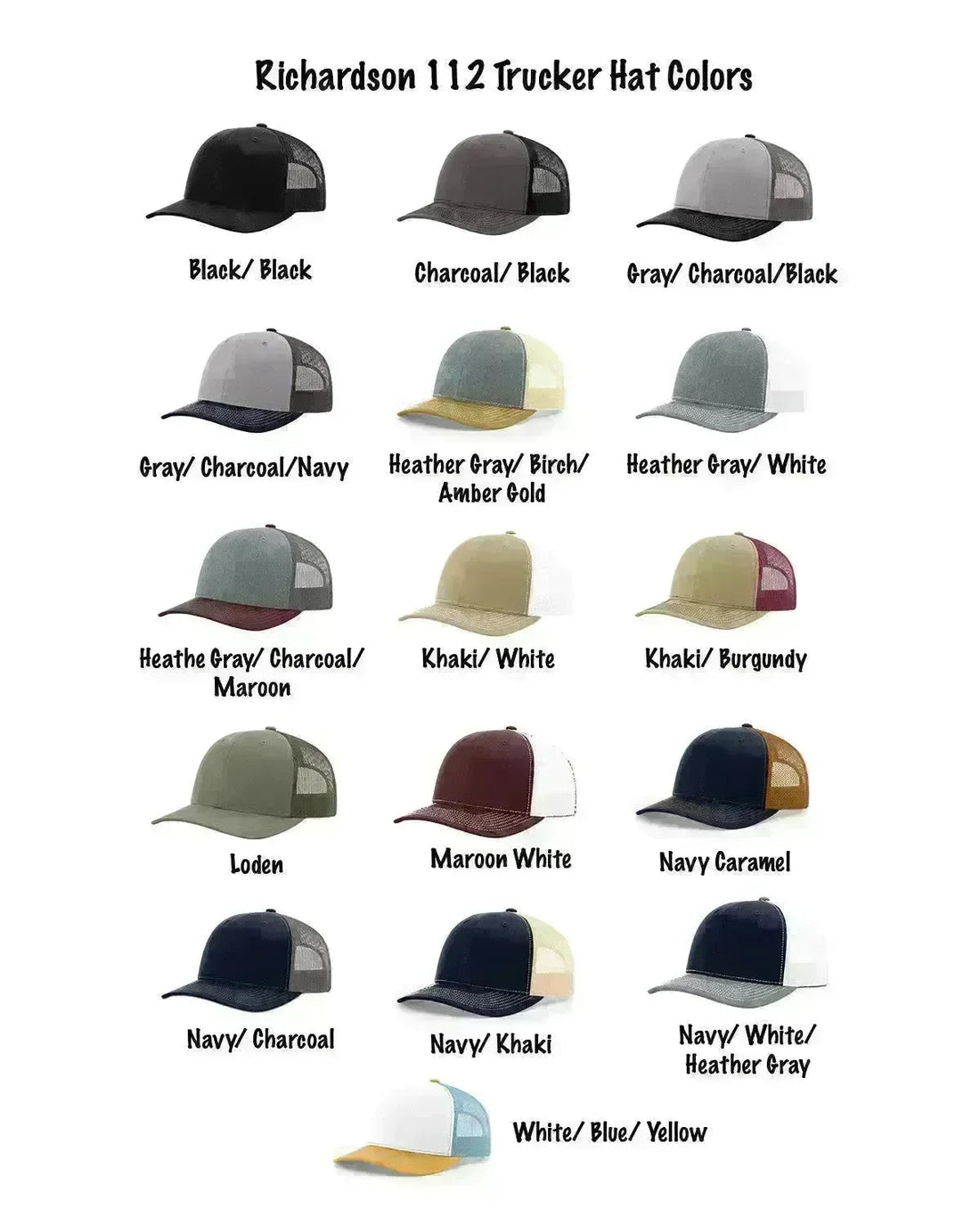 Alpha Delta Pi Richardson 112 Leatherette Patch Trucker Hat - Divide