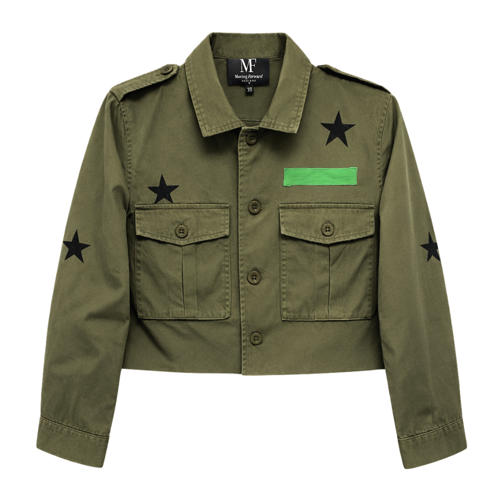 Texas A&M Logo Army Green Shacket