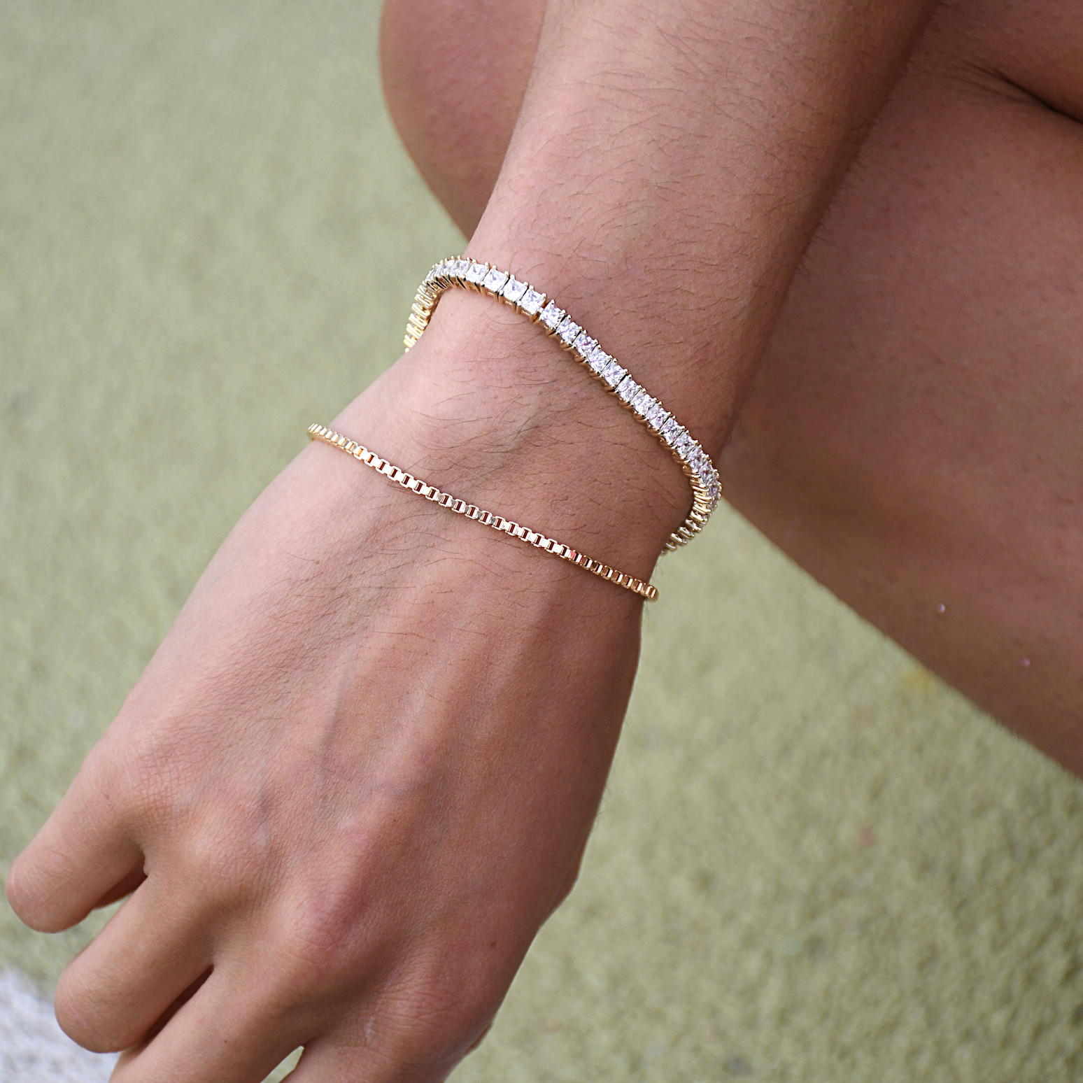 Views & Co LUXE Tennis Necklace and Bracelet Set