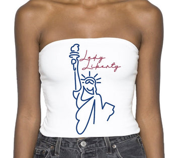 Lady Liberty Tube Top
