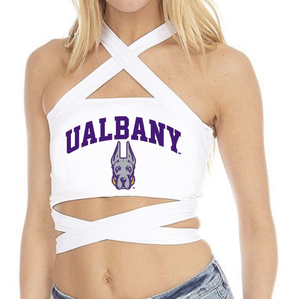 University at Albany Multi Way Bandeau Top