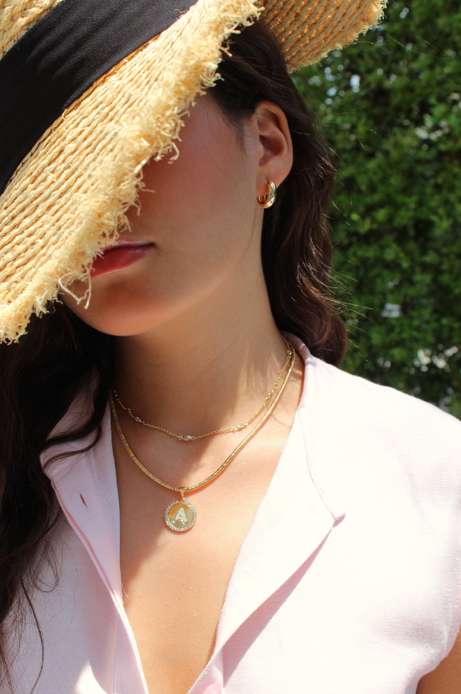 Views & Co. Tiny Plain Minimalistic and Simple Huggie Earrings