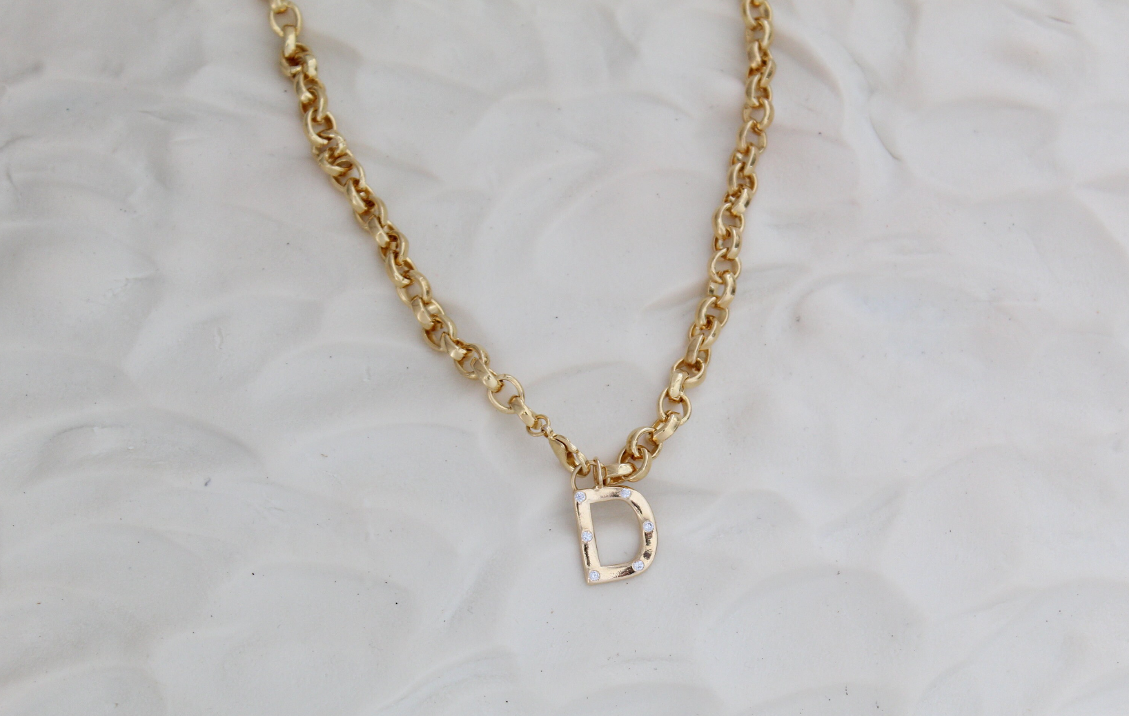 Views & Co. Initial Rollo Necklace