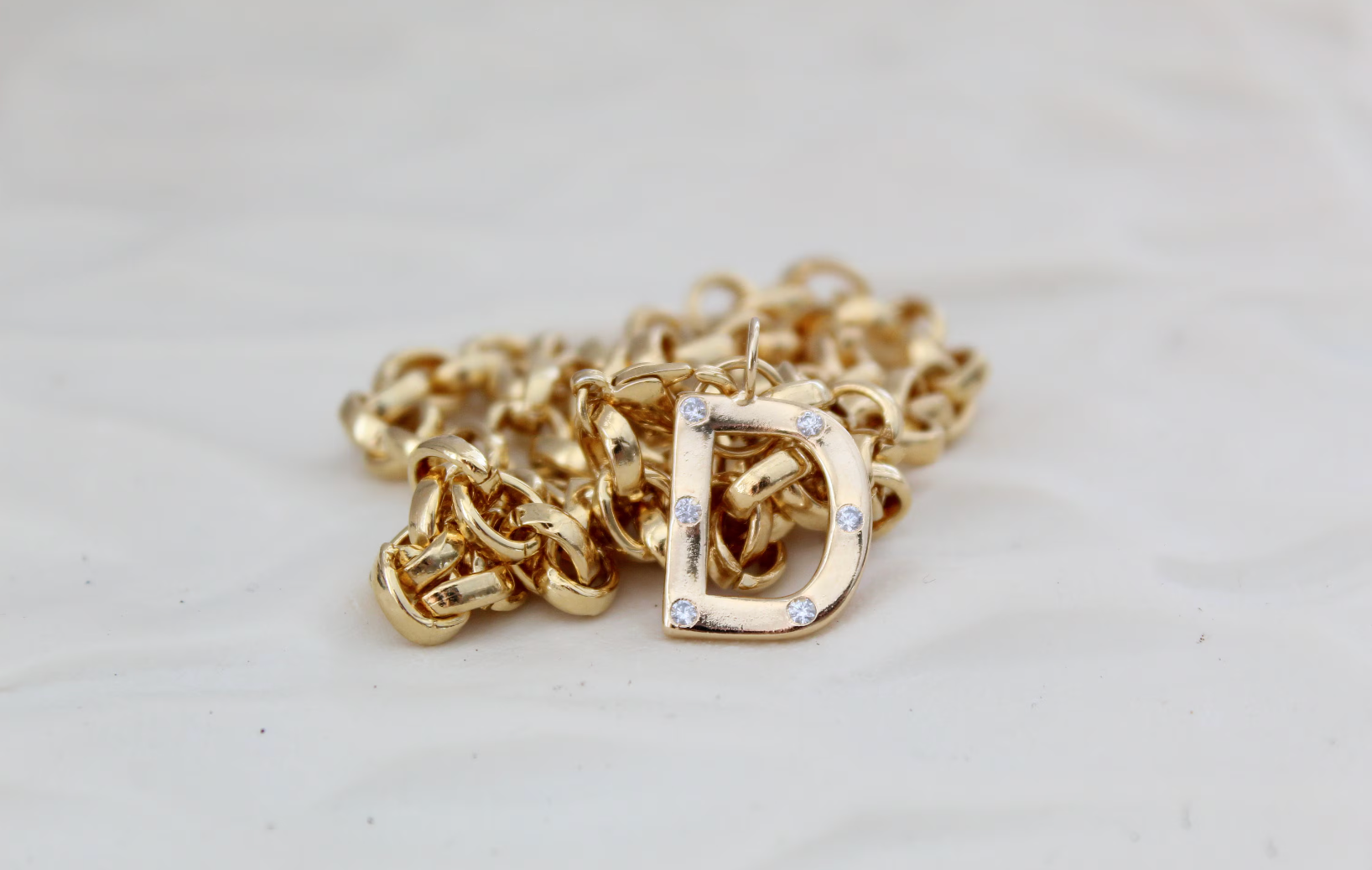 Views & Co. Initial Rollo Necklace