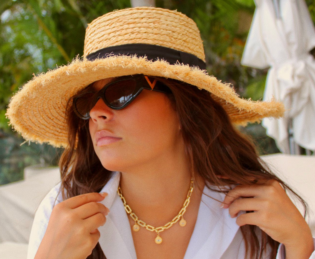 Views & Co. Gold Coin Medallion Necklace
