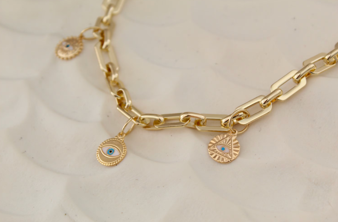 Views & Co. Gold Coin Medallion Necklace