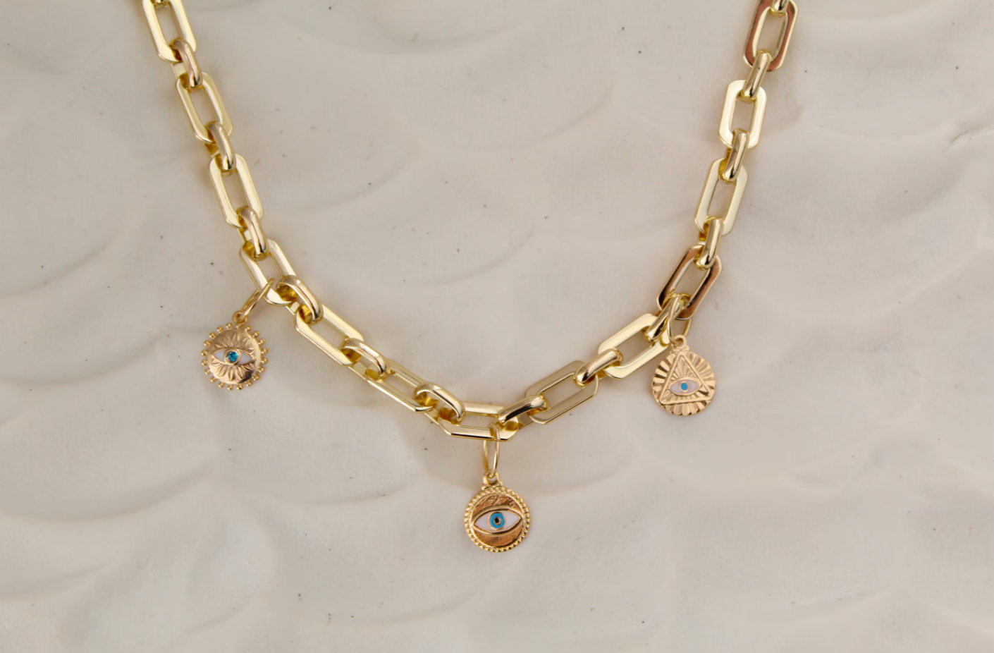 Views & Co. Gold Coin Medallion Necklace