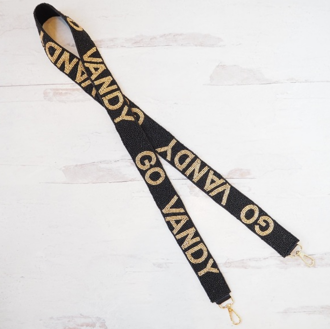 Vanderbilt Beaded Purse Strap | Vandy Game Day Bag Strap
