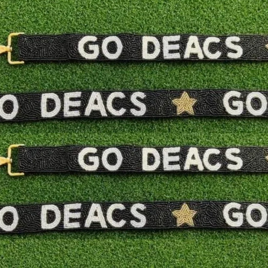 Wake Forest Beaded Purse Strap | Go Deacs Game Day Bag Strap