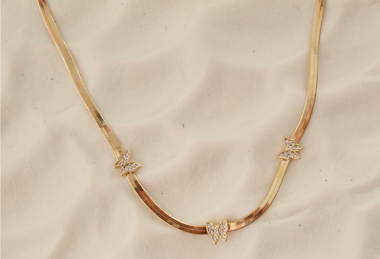 Views & Co Initial Letter Necklace Set