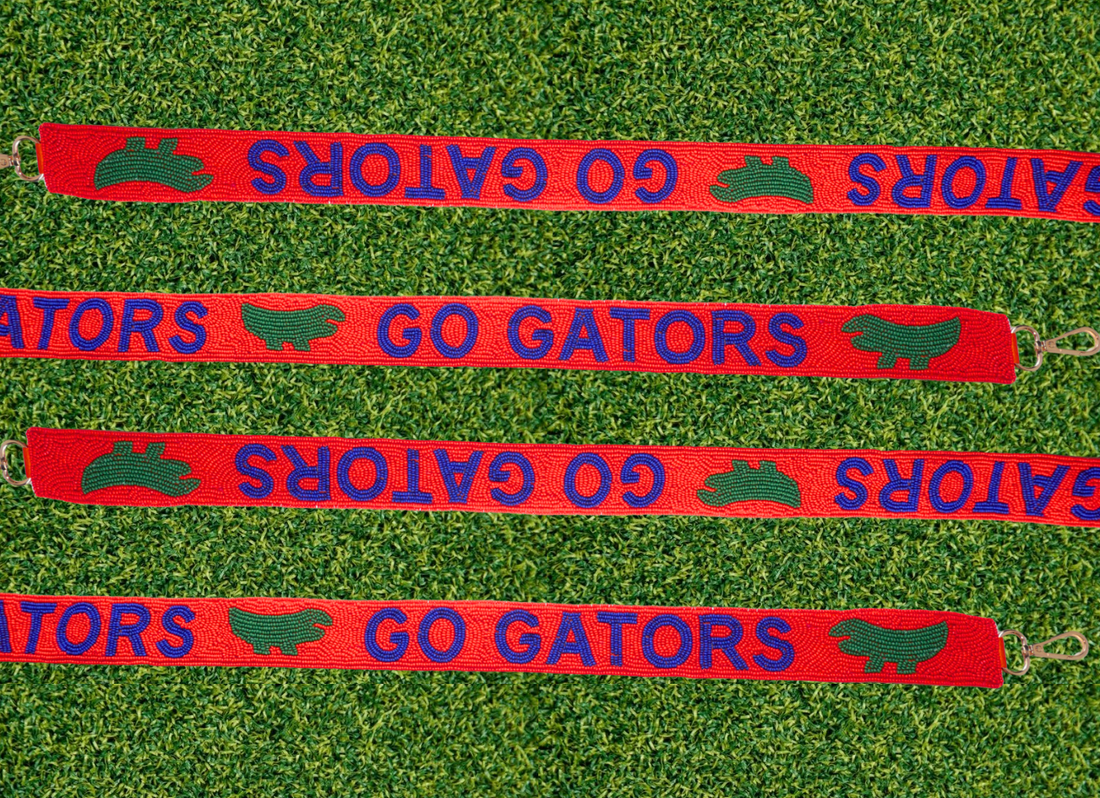 University of Florida Beaded Purse Strap | UF Game Day Bag Strap