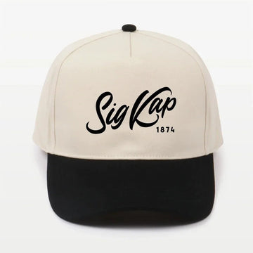 Sig Kap Embroidered Two-Tone Baseball Cap | Hat - Script 1874