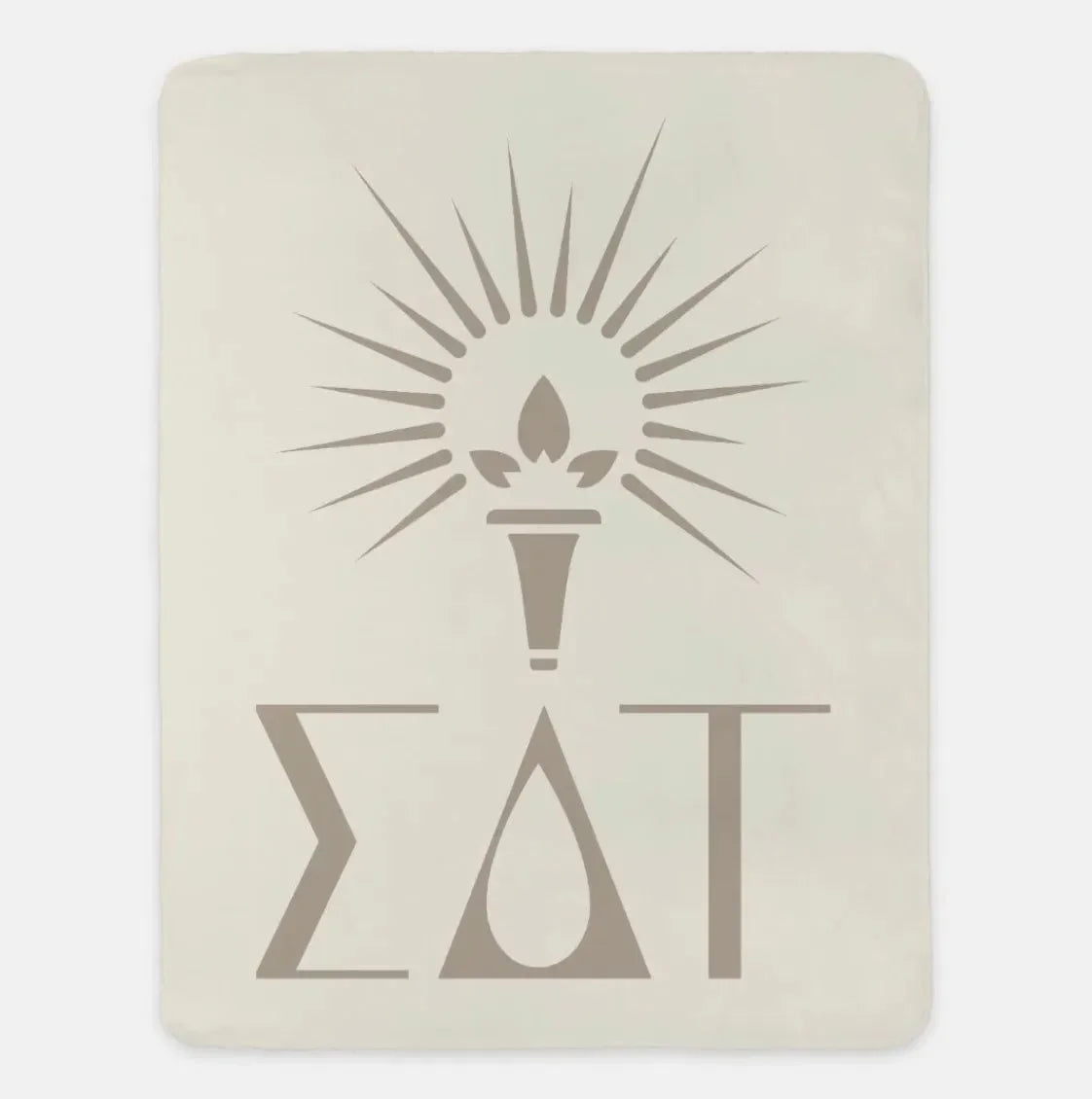 Sigma Delta Tau XL 60x80 Sherpa Throw Blanket