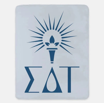 Sigma Delta Tau XL 60x80 Sherpa Throw Blanket