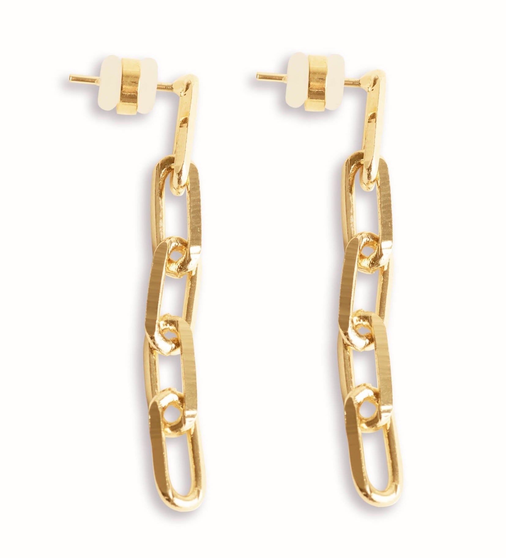 Views & Co. PaperClip Link Earrings