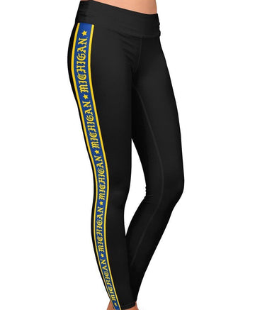 University of Michigan Gothic Side Stripe Leggings