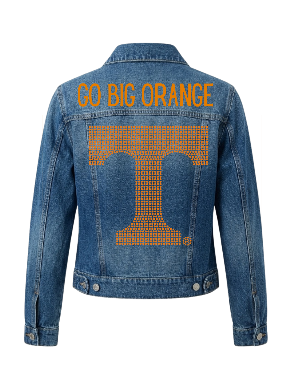Tennessee Vols Go Big Orange & T Blue Denim Jacket