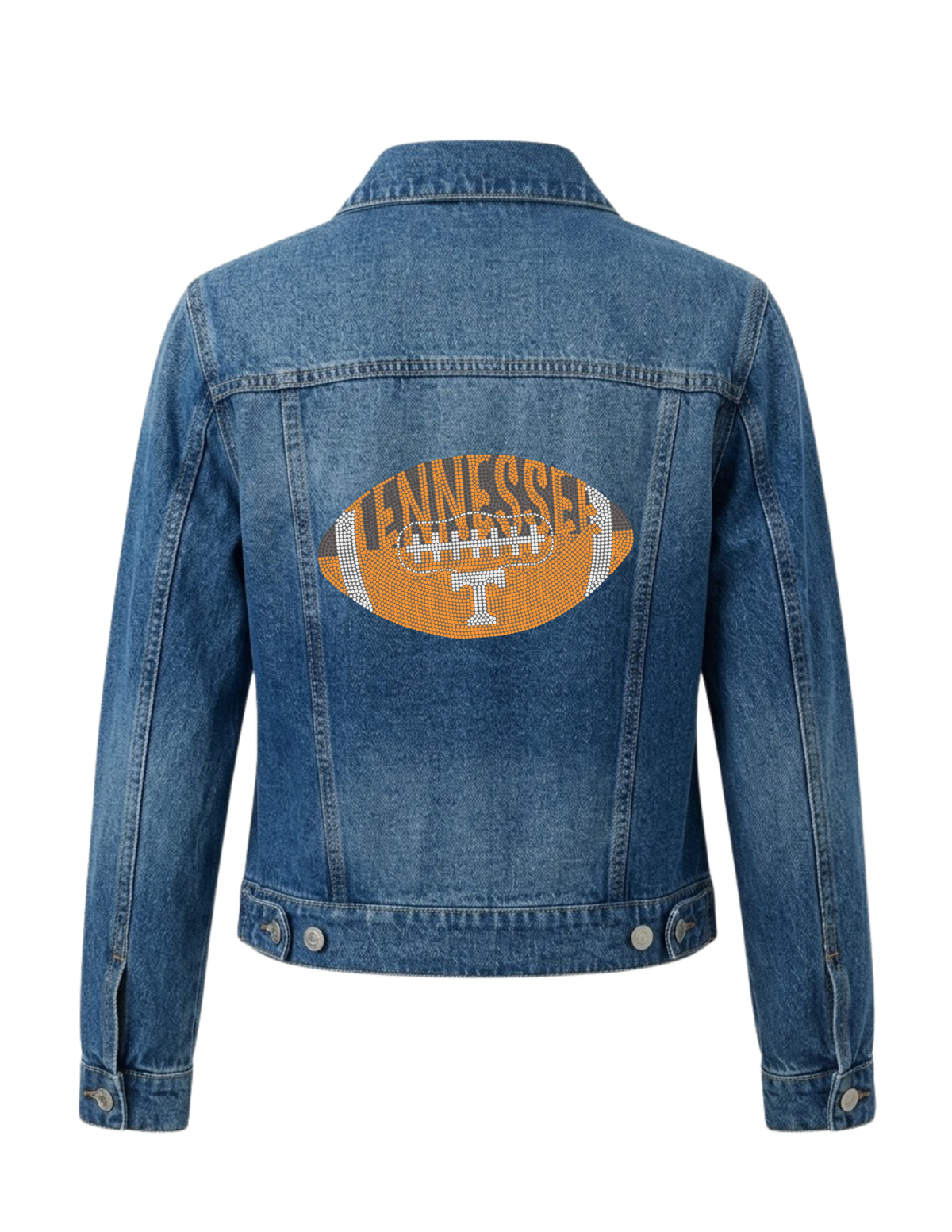 Tennessee Vols Football Blue Denim Jacket