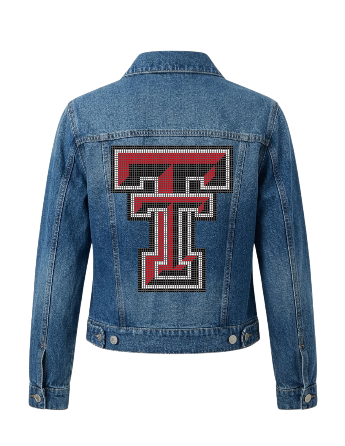 Texas Tech Double T Blue Denim Jacket
