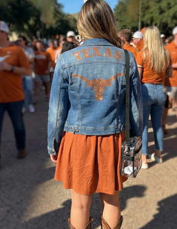 University of Texas-Austin Longhorn Blue Denim Jacket