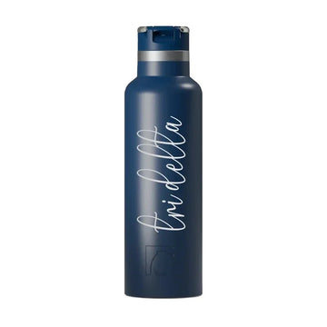 Tri Delta RTIC 20 oz Ceramic Lined Water Bottle Tumbler - Script