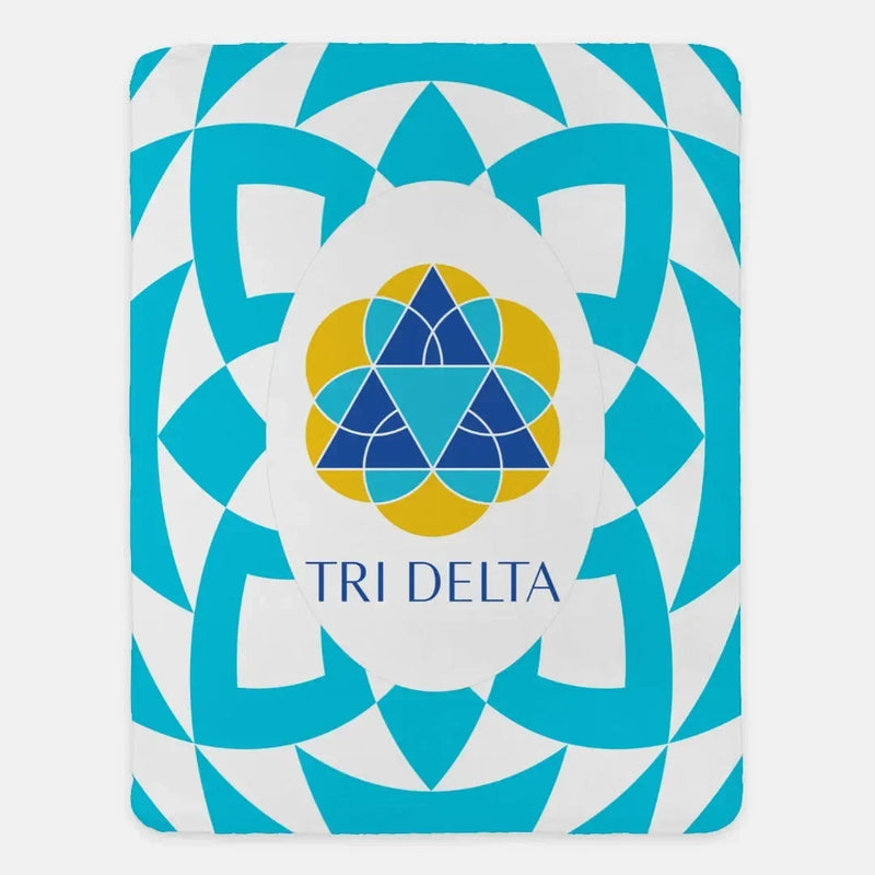 Tri Delta XL 60x80 Sherpa Blanket - Tribal