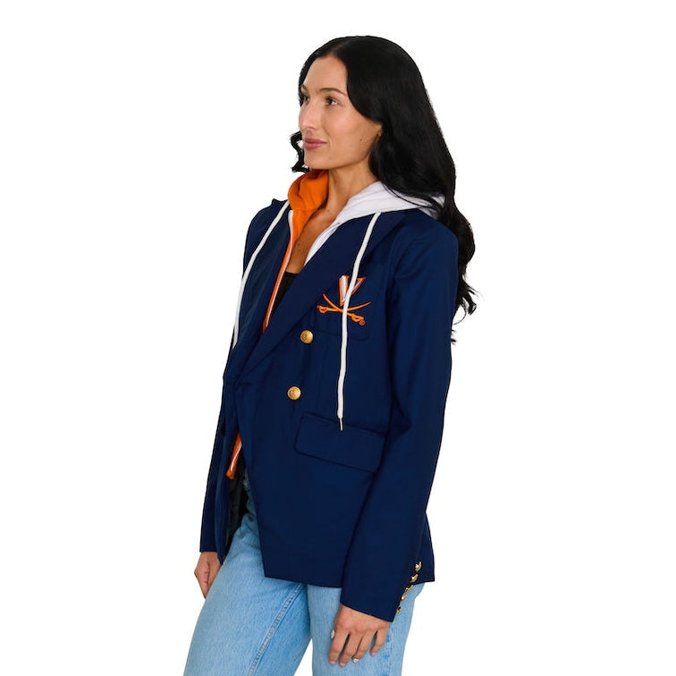 Virginia Cavaliers Hooded Blazer Jacket