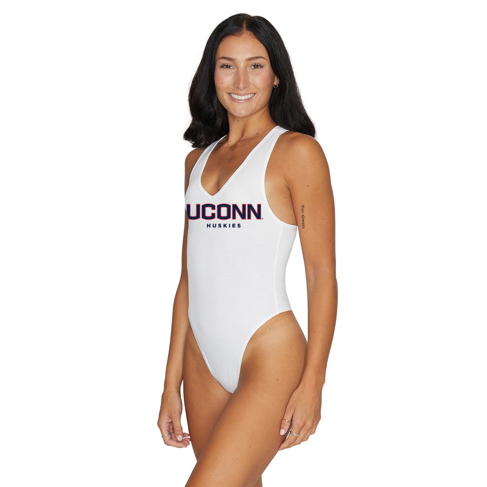 UConn White Bodysuit