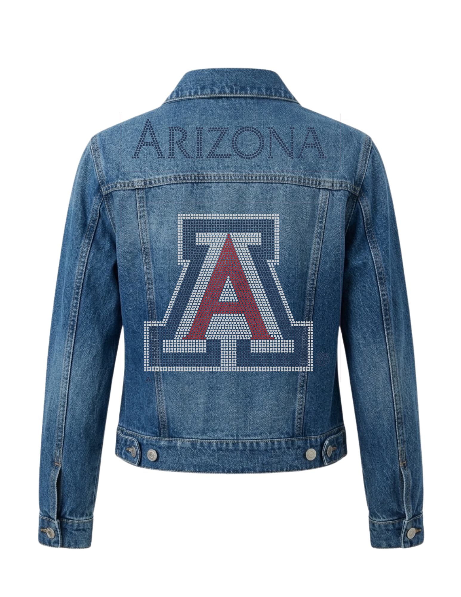 University of Arizona Block A Blue Denim Jacket