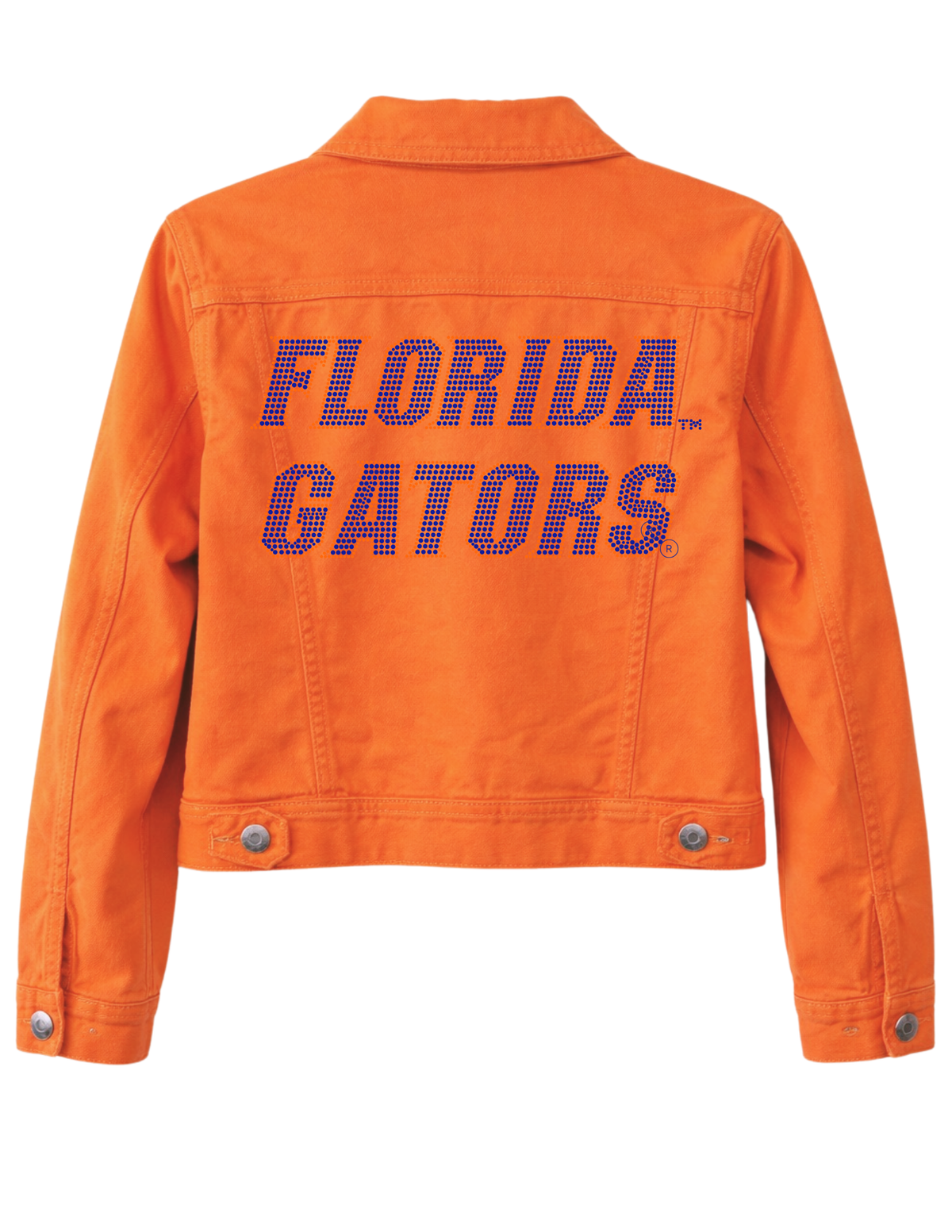 University of Florida Gators Script Orange Denim Jacket